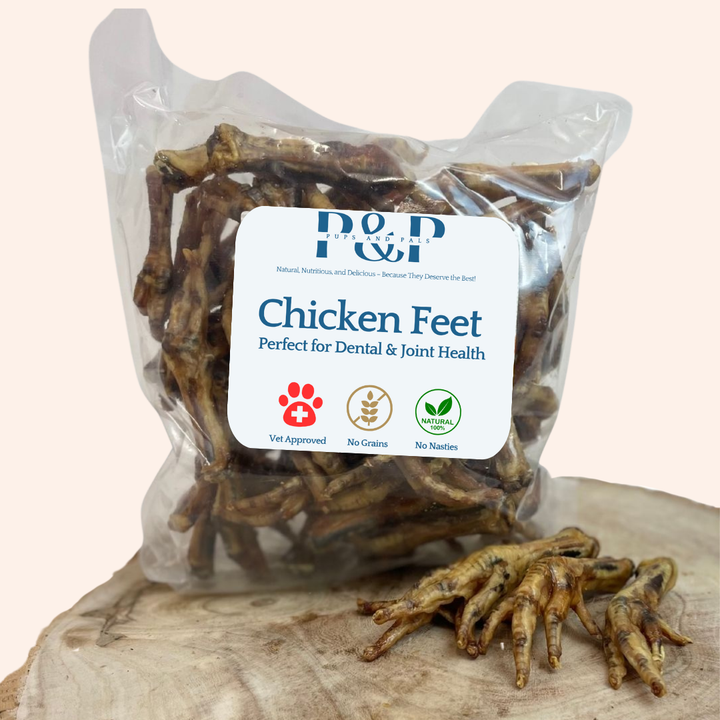 Natural Dried Chicken Feet | 15 to 200 Crunchy Dog Treats