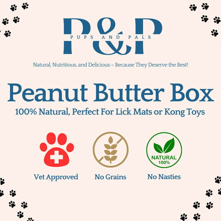 Dog Peanut Butter Box | Natural, No Palm Oils