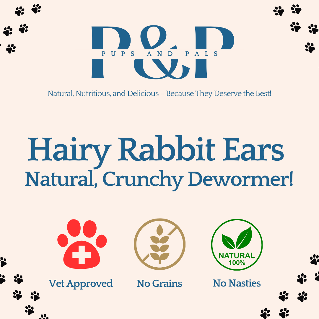 Hairy Rabbit Ears Dog Treats | 100g to 1kg