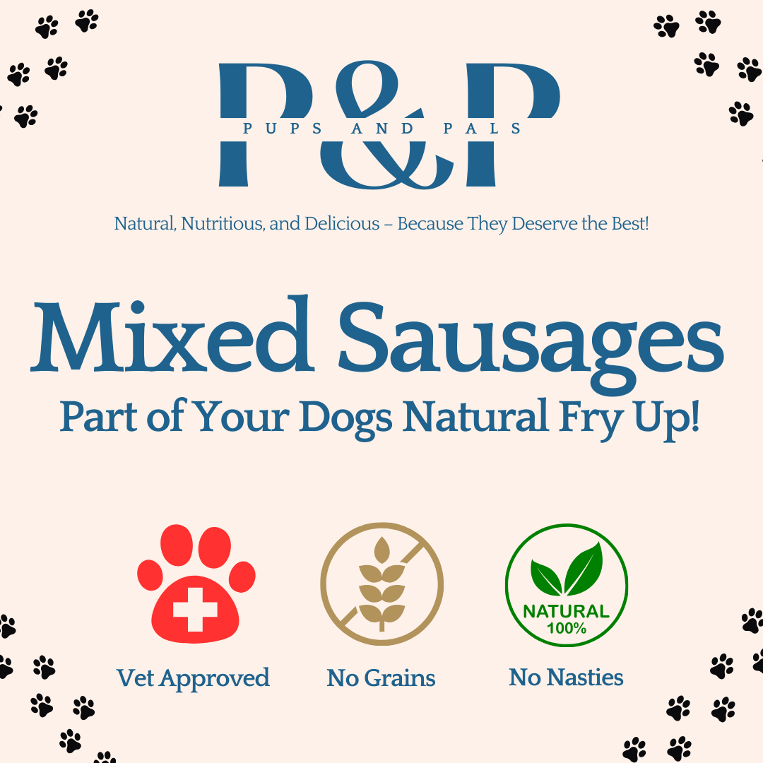 Mixed Natural Sausages | 100g to 2kg Bags