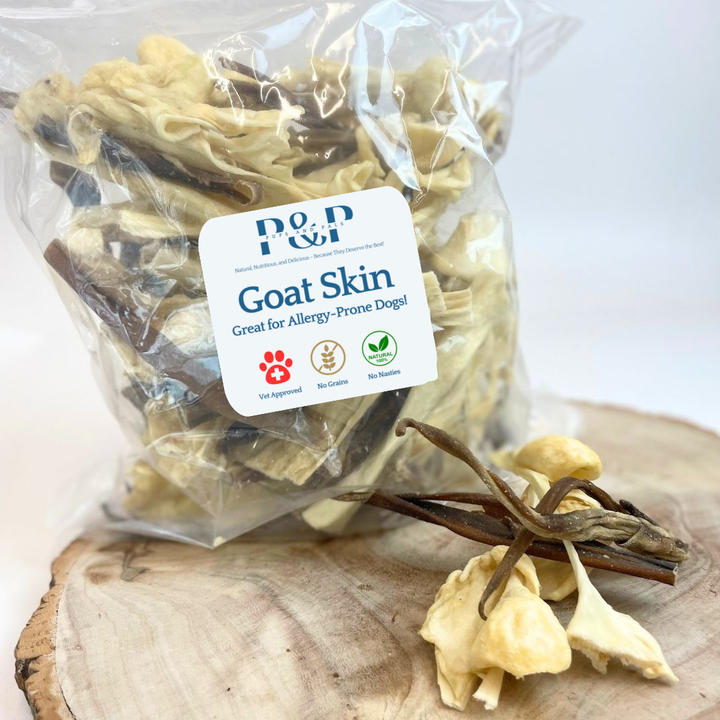 Goat Skin Dog Chews | 200g to 2kg Options