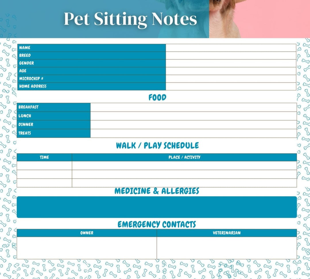 Personal Dog Owner's Planner | Weekly & Monthly Guides + Checklists | Socialisation and Care Tips | Digital Download (Custom) | Perfect Gift Personal Dog Owner's Planner | Weekly & Monthly Guides + Checklists | Socialisation and Care Tips | Digital Download (Custom) | Perfect Gift Pups And Pals